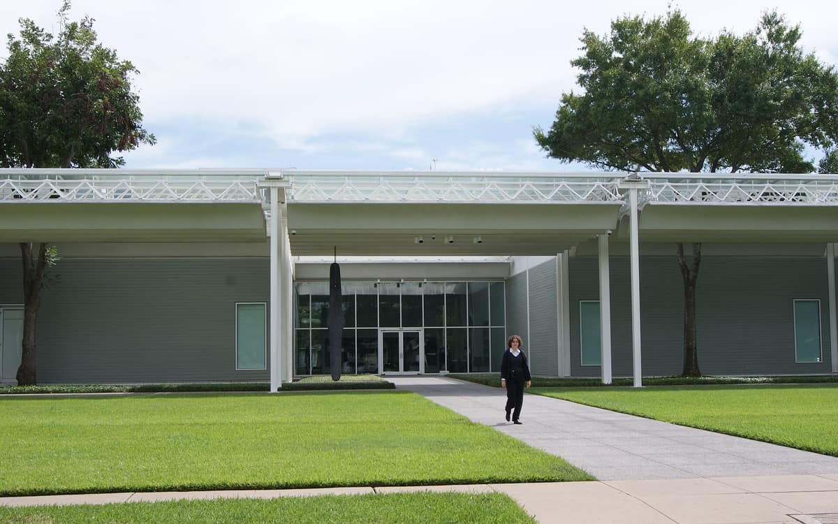 The Menil Collection museum building in Montrose, Houston